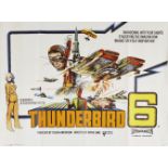 Thunderbirds Six, 1968, a film poster for United Artists, UK Quad, 76 x 102cm Note: Thunderbird 6