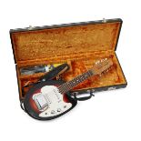 A c.1964-66 Vox V257 Mando 12 String Electric Guitar In Sunburst Finish, serial no. 334144, made