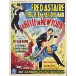 Fred Astaire, A French film poster for The Belle of New York, 1952, entitled Le Belle de New York,