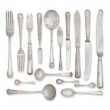 An extensive canteen of silver cutlery, Sheffield 1959/1960, Mappin & Webb, comprising twenty-six