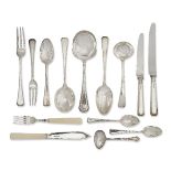 A part canteen of silver cutlery, London c.1933, Goldsmiths & Silversmiths Co. Ltd., comprising