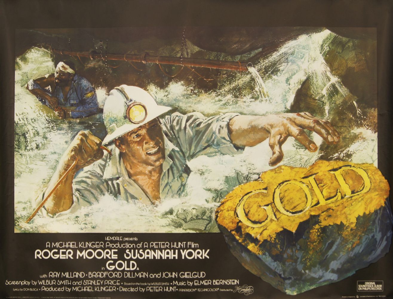 Gold, 1974, a film poster, 76 x 101cmPlease refer to department for condition report