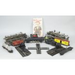 A quantity of ‘O’ gauge model railway items, to include an American locomotive bearing the decals of