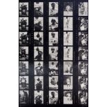 Terry O'Neill, CBE, British, b. 1938, Contact sheet of Muhammad Ali preparing for his fight with