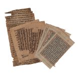 A group of 10 folios from Sikh religious texts in Gurumuki, India, 18th-19th century, largest