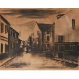 Maurice de Vlaminck, French 1896-1932- Une Rue à Pontoise [Walterskirchen 153], 1921; lithograph