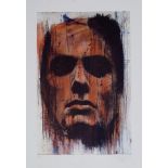 Guy Denning, British b.1965- Red Flag 2; screenprint in colours on wove, signed and numbered 7/25 in