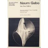 Naum Gabo, Russian/British 1890-1977- Constructions Paintings Drawings Poster, 1966; lithographic
