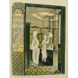 Eric Ravilious, British 1903-1942- Model Ships and Railways, Bassett Lowkes, & Restaurant and