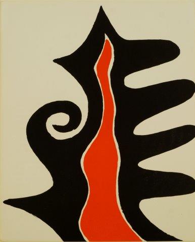 Alexander Calder, American 1898-1976- Flame, 1973; lithograph in colours, published for Derrière