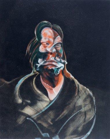 Francis Bacon, British 1909-1992- Portrait of Isabel Rawsthorne, 1966; l lithograph in colours on