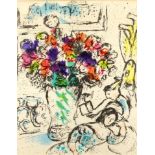 Marc Chagall, Russian/French 1887-1985- The Anemones (Frontispiece for vol. IV of 'Chagall