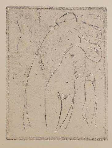 Eric Gill ARA, British 1882-1940- Plate from Troilus and Criseyde, 1927; woodcut, unsigned, from the - Image 2 of 2