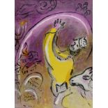 Marc Chagall, Russian/French 1887-1985- King Solomon, 1956; lithograph in colours on wove, from
