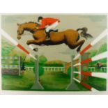 Pierre Charles Bayle, French b.1935- The Jump; lithograph on wove, signed and numbered 101/250 in