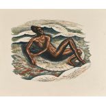 Leon Underwood, British 1890-1975- Venus Africana, 1949; lithograph in colours on wove, signed,