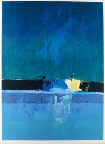 Donald Hamilton Fraser RA, British 1929-2009- Untitled; screenprint printed in colours, signed and