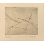 Victor Anton, British 1909-2002- Stage 1 and Stage 4; etchings with drypoint, both signed and