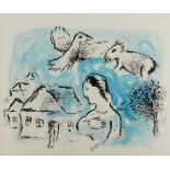 Marc Chagall, Russian/French 1887-1985- Le Village [Mourlot 917]; lithograph in colours on Velin