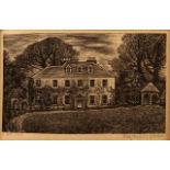 Reynold Stone, British 1909-1979- Old Rectory, 1976; wood engraving signed and numbered 94/150 in