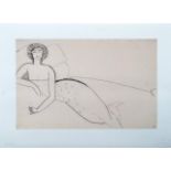 Amedeo Modigliani, Italian 1884-1920- Reclining woman; lithograph in colours, published by St