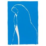 Gary Hume RA, British b.1962- Blue Nun, 2015; screenprint on Saunders Waterford 425gsm wove, signed,