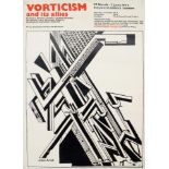 After William Roberts, British 1895-1980- Vorticism and Its Allies Poster, 1974; lithographic poster