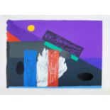 Bruce Mclean, Scottish b.1944- Hot Slick, 1989; screenprint in colors on wove, signed, titled, dated