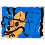Bruce McLean, Scottish b.1944- Small Warhead, 1984; screenprint in colours on wove, signed and