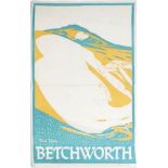 Noel Rooke, British 1881-1953- Betchworth, 1921; lithographic poster in colours on wove, sheet 76.
