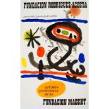 Joan Miró, Spanish 1893-1983- Fundacion Rodriguez-Acosta, Granada Junio-Julio 1975; lithographic
