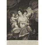 Charles Wilkin, British 1750-1814- Cornelia and her Children, after Sir Joshua Reynolds PRA; stipple
