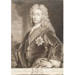 John Faber II, British 1684-1756- Richard Boyle, Earl of Burlington, after Godfrey Kneller, 1734;