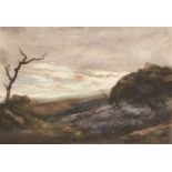 William Lawson, British, late 19th-early 20th century- The Lonely Sentinel; etching and aquatint