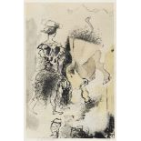 After Georges Braque, French 1882-1963- Torero, 1950; photolithograph in colours on wove, signed and