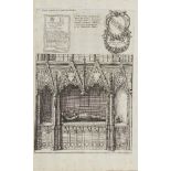 Wenceslaus Hollar, Czech 1607-1677- Tomb of Sir Simon Burley, c.1658 [Pennington 2254] ; etching