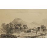 A B Fforde, European Colonial School, mid-late 19th century- Near Jijuri, Western India; Brush and