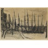James Abbott McNeill Whistler, American 1834-1903- Billingsgate, [Kennedy 47], 1859; etching and