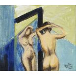 Greta Sarfaty Marchant, Brazilian/British b.1954- 'Cubism', 1997; acrylic on canvas laid down on