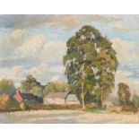 Gladys Vasey ARCA SWA, British 1889-1981- Summer Afternoon, 1939; oil on board, signed, 40.5x50.