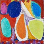 Gillian Ayres CBE RA, British 1930-2018- Silk Road III, 1995-96; oil on canvas, signed with