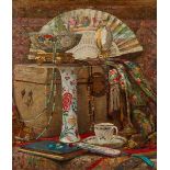 William Robson, Scottish 1868-1952- No 1 A Study/Oriental Still Life; oil on canvas, signed, 67x58cm