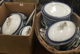 A Royal Worcester dinner service