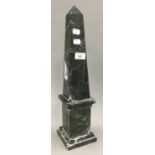 A marble obelisk