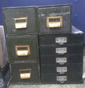 A small quantity of metal filing drawers