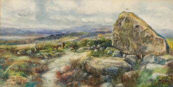 ELISE D'ELBOUX (1870-1956) British (AR), King Arthur's Stone, Reynoldston S.