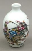 A Chinese painted porcelain vase