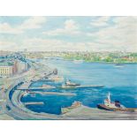 HANS-ERIK ERIKSSON (1921-1997) Swedish (AR), Stockholm, oil on canvas, signed, framed. 124 x 95 cm.