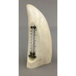A Victorian whales tooth thermometer