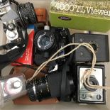 A quantity of camera equipment